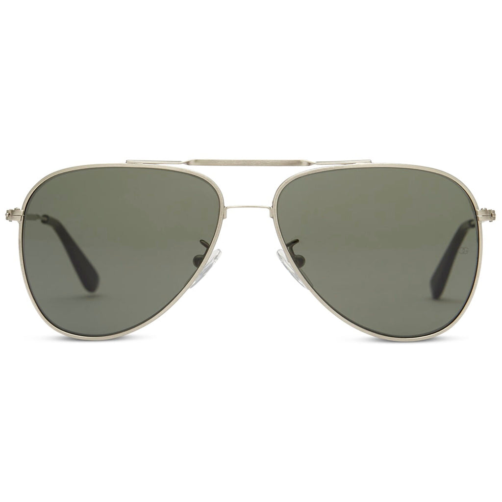 Colt Zero Sunglasses with Brushed Silver acetate frame